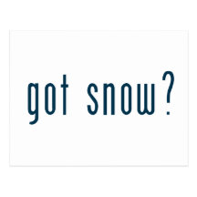 got snow post cards