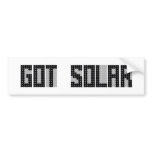 Got Solar - Bumper Sticker