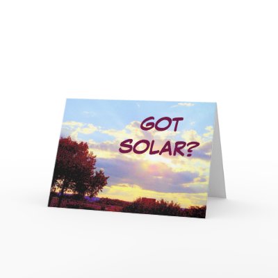 GOT SOLAR card by BoldlyLiberal