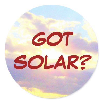 GOT SOLAR? sticker by BoldlyLiberal