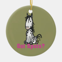Got Spots? Appaloosa Christmas Tree Ornament