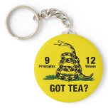 Got Tea? Don't Tread On Me 9-12 Key Chains