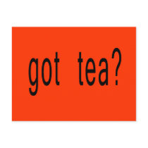 Got Tea? T-shirts, Hoodies, Ball Caps Postcard