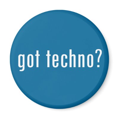 got techno? magnet by gottees