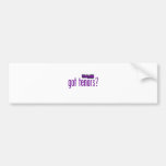 Got Tenors (purple) Bumper Sticker