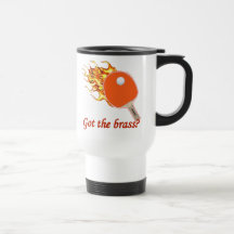 Got The Brass Flaming Ping Pong Mug