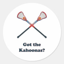 Got The Kahoonas Lacrosse Sticker