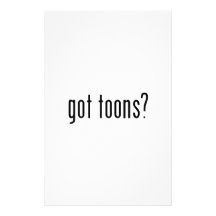got toons? customized stationery