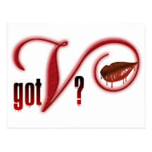 Got V - Vampire Blood Postcard