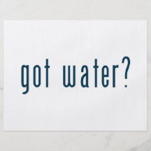 got water full color flyer