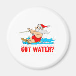 Got Water? Santa Magnet