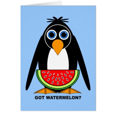 got watermelon greeting cards by animalsboutique