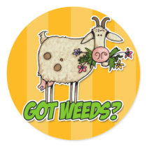 got weeds goat sticker