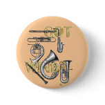 Got Wind Funny Wind Instrument players gifts Pin