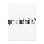 got windmills? post card