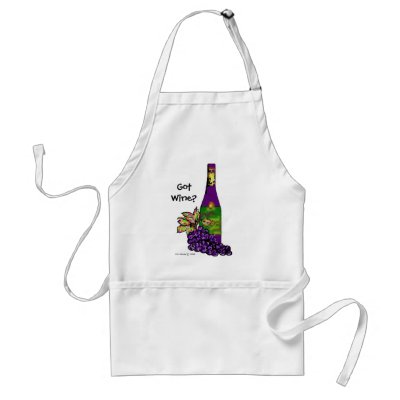 Got Wine- Apron by Kim_Souza