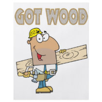 got wood carpenter humour funny design flyer design