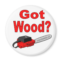 Got wood? (red chainsaw)