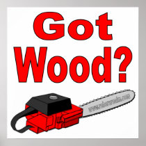 got wood red chainsaw