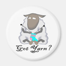 Got Yarn? T-shirts and Gifts. Refrigerator Magnets