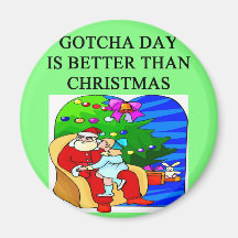 gotcha day adoption christmas idea refrigerator magnet