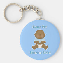 Gotcha Day Forever a Family boy Key Chains