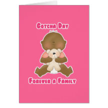 Gotcha Day Forever a Family Card