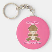 Gotcha Day Forever a Family Key Chains