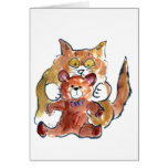 Gotcha nounours carte de vœux