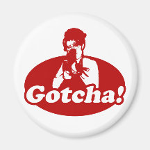 Gotcha Sarah Palin Gun Right to Bare Arms Magnets