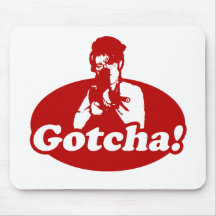 Gotcha Sarah Palin Gun Right to Bare Arms Mousepad