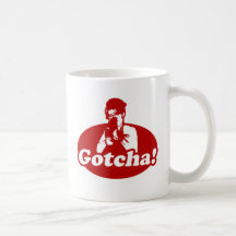 Gotcha Sarah Palin Gun Right to Bare Arms Mugs