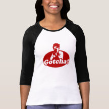 Gotcha Sarah Palin Gun Right to Bare Arms Shirt