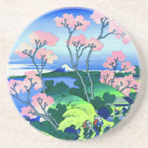 Goten-Yama Hill Cherry Blossom Fine Art Coaster