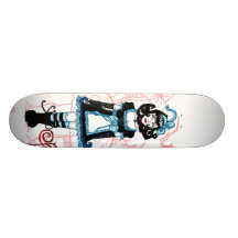 Goth Alice Skate Board