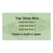 Goth Anatomy Hands Business Card