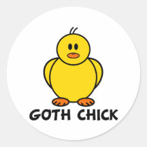 Goth Chick Sticker