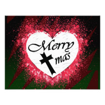 Goth Christmas Custom Announcements