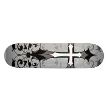 Goth Cross Skateboard