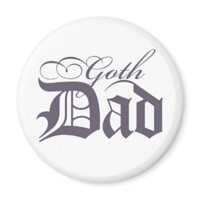 Goth Dad Magnet by Madinagoodway