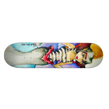 Goth Faery Custom Skateboard Designed Ireland