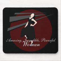 Goth Fashiongirl Mouse Pads