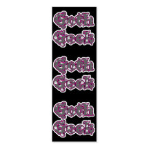 Goth Geek Bookmark Business Card