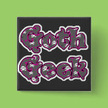 Goth Geek buttons