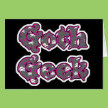 Goth Geek cards
