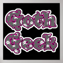 Goth Geek Print