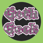 Goth Geek stickers