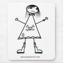 Goth Girl mousepad