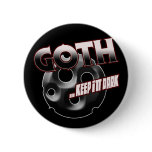 Goth girls sexy gothic music bands shirt top hat pinback button