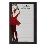 Goth Girly Stationery